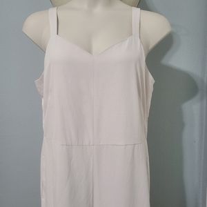 Everlane The Japanese GoWeave Slip Jumpsuit in Pale Pink‎